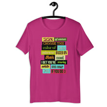 Load image into Gallery viewer, 22% Of Women Choose The Color Of Their Underwear... Unisex T-Shirt