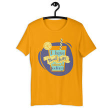 Load image into Gallery viewer, I Have Mixed Drinks About Feelings Unisex T-Shirt