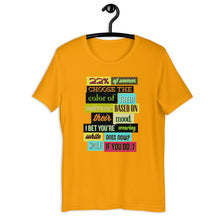Load image into Gallery viewer, 22% Of Women Choose The Color Of Their Underwear... Unisex T-Shirt
