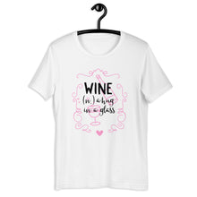 Load image into Gallery viewer, Wine - A Hug In A Glass Unisex T-Shirt